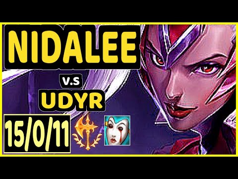 4LAN (NIDALEE) vs UDYR - 15/0/11 KDA JUNGLE GAMEPLAY - BR Ranked MASTER