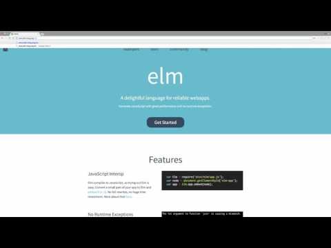 Elm tutorial - Hello World