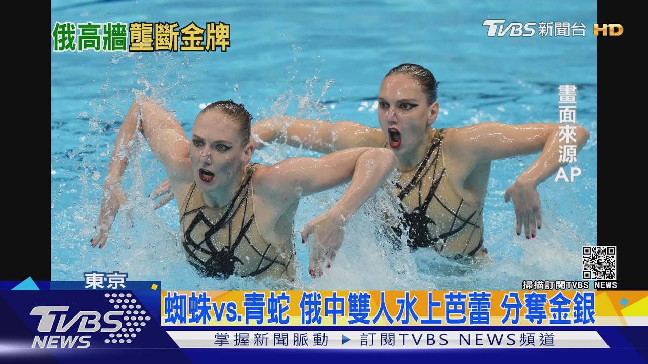 蜘蛛vs.青蛇俄中雙人水上芭蕾 分奪金銀