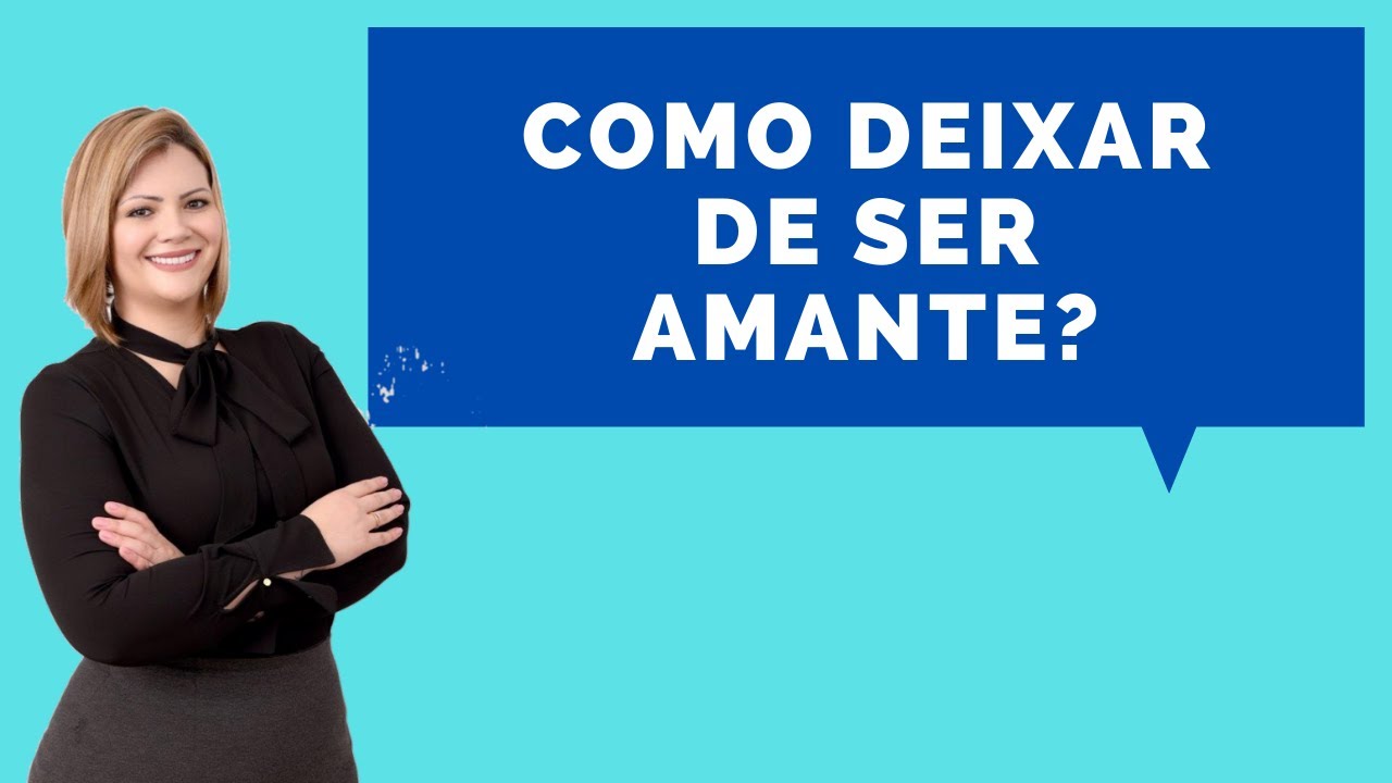 Como Deixar de ser AMANTE? | Solange Grundmann