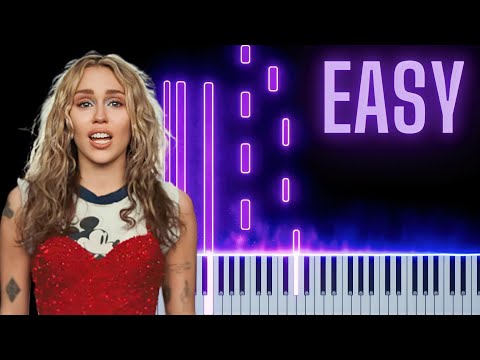 Miley Cyrus - Used To Be Young | Easy Piano Tutorial