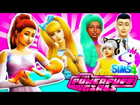 🐰💖BUNNY'S POWERPUFF BABY IS HERE!👶🍼 The Sims 4 Powerpuff Girls: Power of Four | Ep 37