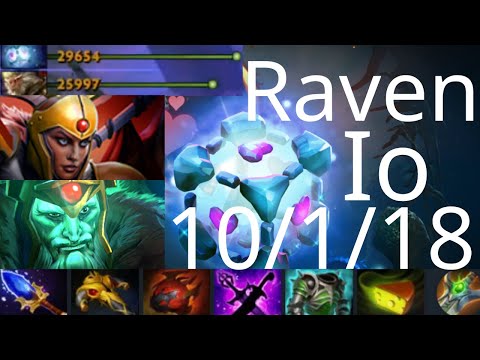 Raven Io vs Wraith King, Puck, Pangolier - Fnatic vs T1 g1 DPC dota2