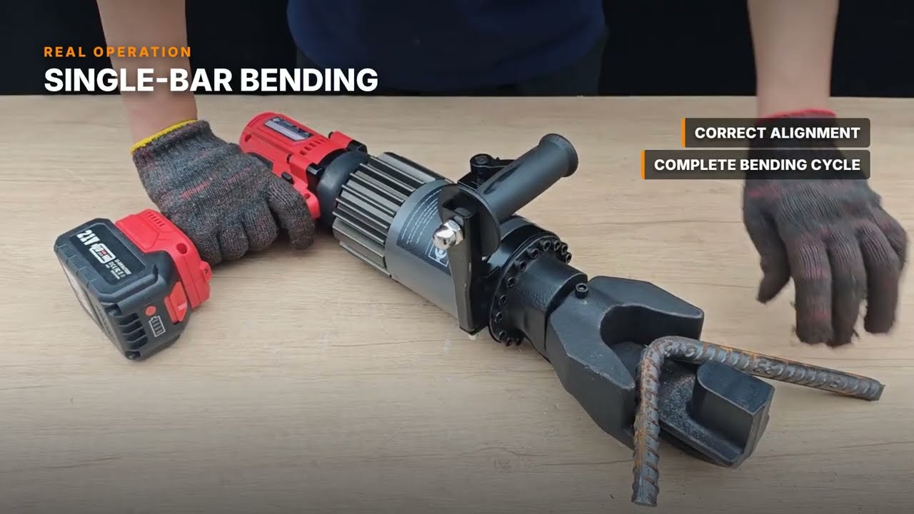 RB-20BR 21 V cordless electro-hydraulic rebar bender