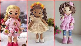 50 Beautiful amigrumi dolls ideas ||  crochet free pattern dolls|| #ea
