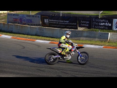 Supermoto Bigwheel drift at Castelletto di Branduzzo