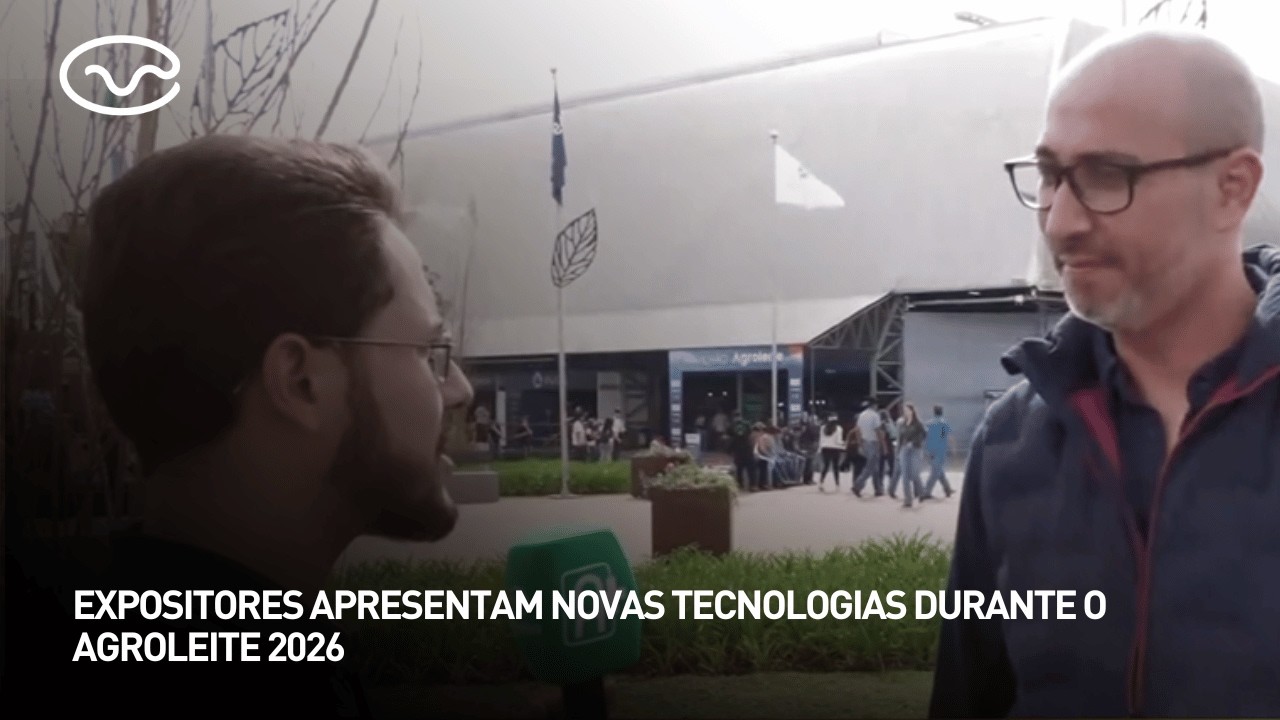 Expositores apresentam novas tecnologias durante o Agroleite 2026