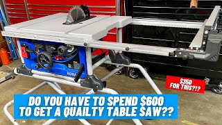 You Get What You Pay For.... || Kobalt Table Saw TS10601 || Full Review