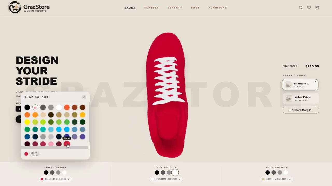 3D Configurator & Virtual Try-On Demo | Future of eCommerce