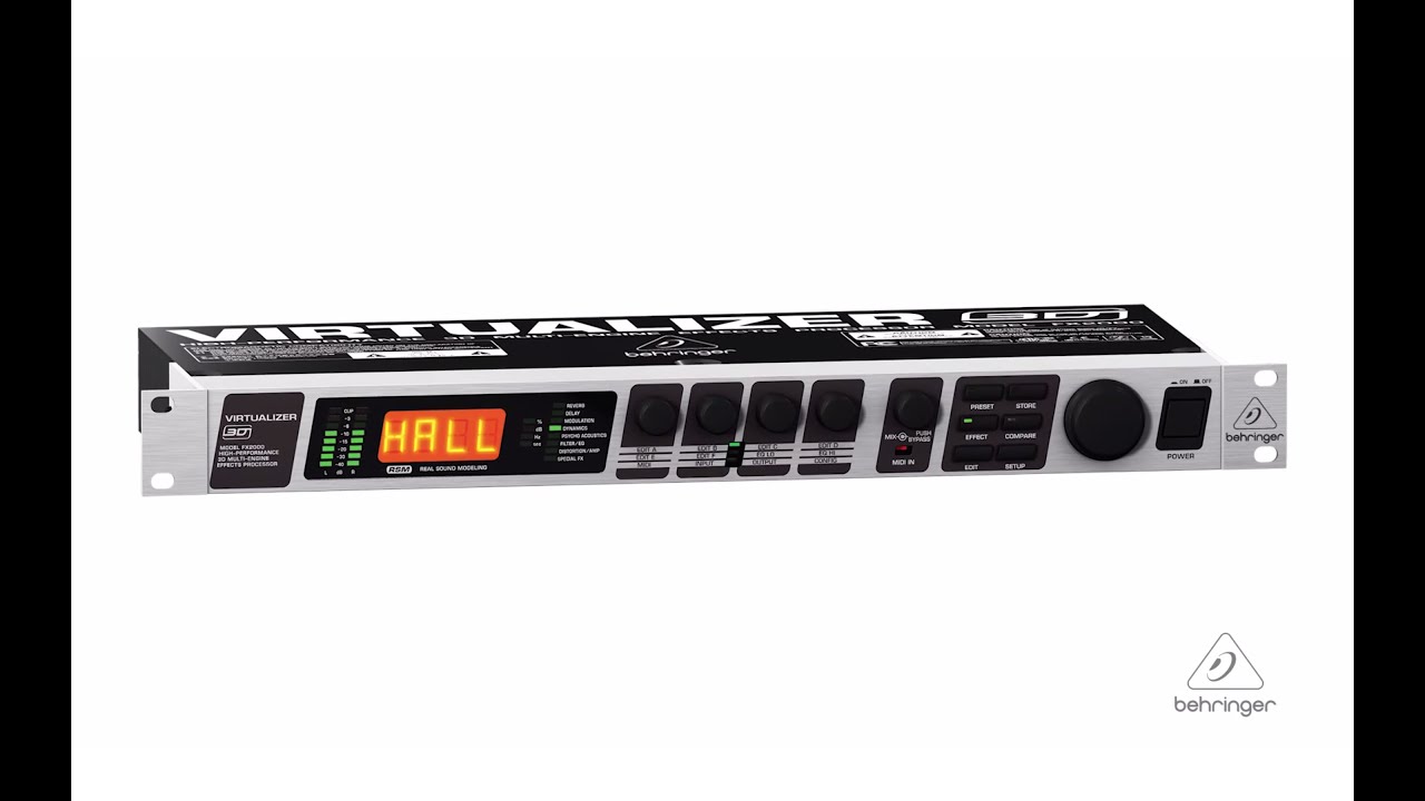 Behringer Virtualizer 3D FX2000 Effects Processor