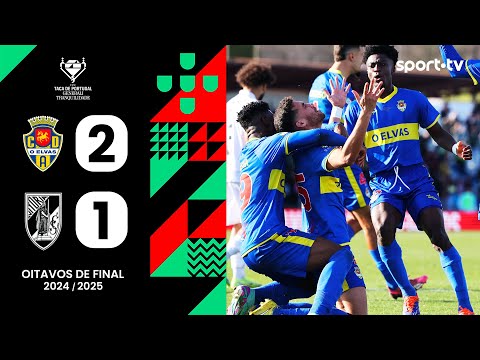 O Elvas Clube Alentejano de Desportos 2-1 Vitória...