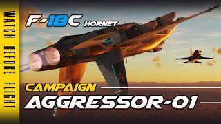 DCS - Gameplay ITA - F/A 18C Hornet - Aggressors BFM Campaign #01