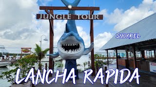 🔴JUNGLE TOUR🏖️ LANCHA RAPIDA CANCUN🐬SNORKEL