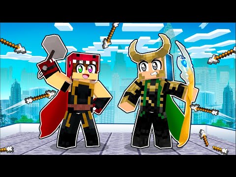 Minecraft BUT I have THOR Powers 🤯 RAPTOR and SPARTA MINECRAFT BUT I HAVE POWERS