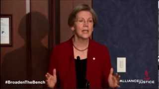 preview picture of video 'Senator Elizabeth Warren - Broadening the Bench: Judicial Nominations and Professional Diversity'