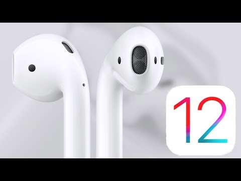 AirPods with iOS 12! Video