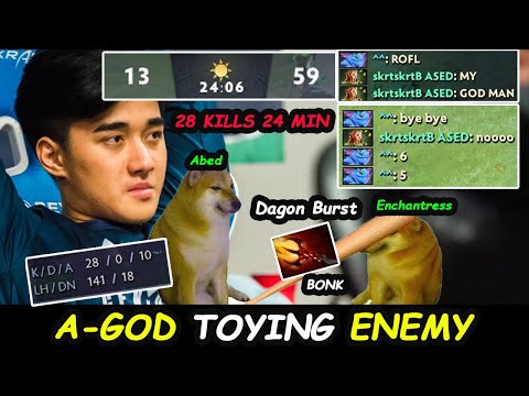 Abed PUCK Toying Enemy ----- Dagon 5 Magic Burst No Mercy 24 Mins GG