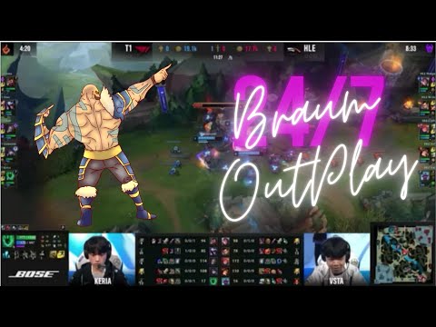 VSTA Outplays T1 3v1 - LoL 2021 World Championship Quarterfinal Game 1 - T1 vs HLE