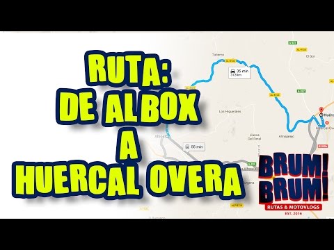 Ruta en moto - de Albox a Huércal Overa (Almeria)