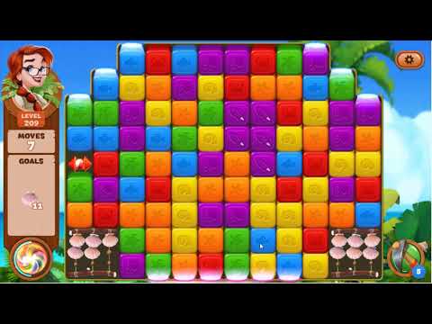 Lost Island Blast Adventure Level 209 - No Boosters