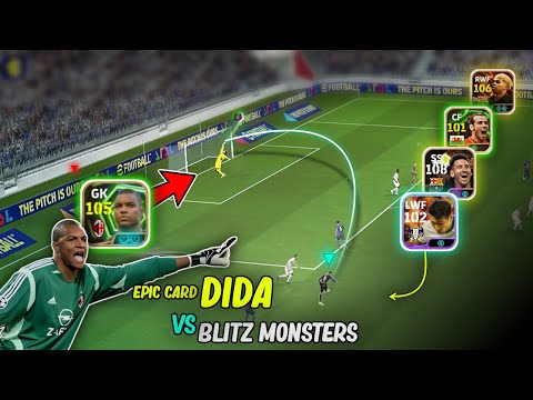 How good is epic 105 dida vs blitz curlers 🗿 Efootball 26 mobile