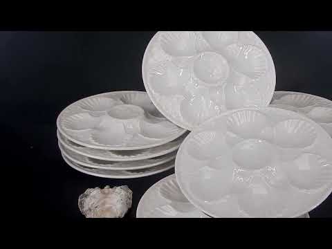 Set of French Oyster Plates - Image 2
