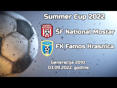 1/4 finala - ŠF National Mostar - FK Famos 0:0 penali 3:4 (Summer Cup 2022) - Generacija 2010.