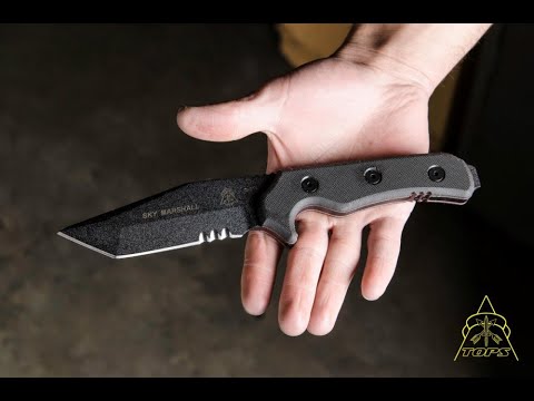 TOPS Knives Sky Marshall. Short Thrust, High Impact at 30,000 Feet. 2020