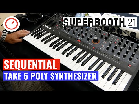 Superbooth 2021: Sequential TAKE 5, Hands-On Polyphonic Analog Synthesizer