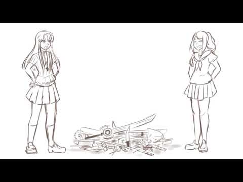 『Yandere Simulator』Epic Rap Battles of Akademi  Osana vs Ayano