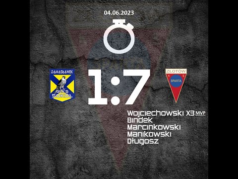 Sokół Damasławek - Sparta Złotów 1:7 |  04.06.2023