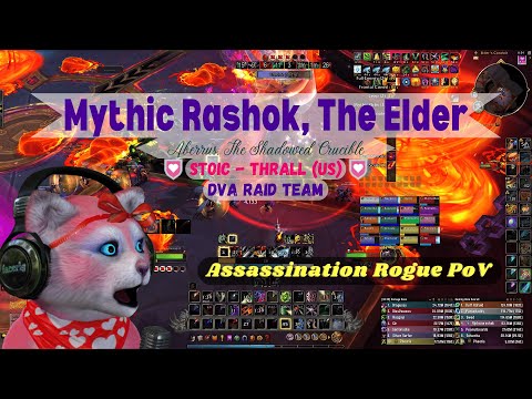 Mythic Rashok, The Elder - Assassination Rogue PoV - DVA Raid Team - Stoic - Thrall (US)