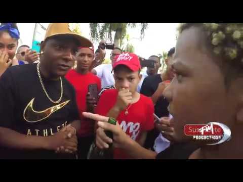 UN FREESTYLE JUMBO PRESIDENTE!!! GAMBITO 351 VS CHANDEL EL HIJO DE NFASIS EN AGORA MALL FREESTYLE