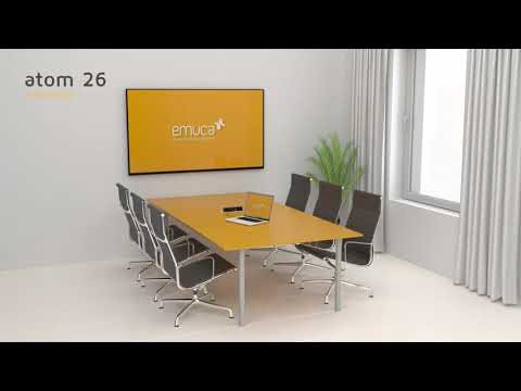 Multiprises à encastrer - avec couvercle - 230 V et USB - Atom 26 EMUCA