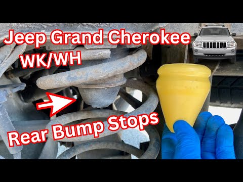 Replacing Rear Suspension Bump Stops Jounce Rubbers - Jeep Grand Cherokee Limited 3.0 CRD WK/WH 2005