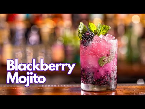 Blackberry Mojito Cocktail Recipe | Step-by-Step Guide