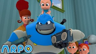 The Vacuum, Fridge and Iron Go Out of Control | ARPO | Classic ARPO Mayhem | Baby & Robot Adventures