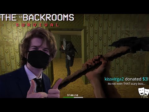 Ranboo Plays The Backrooms: Survival - HORROR (04-02-2022) VOD