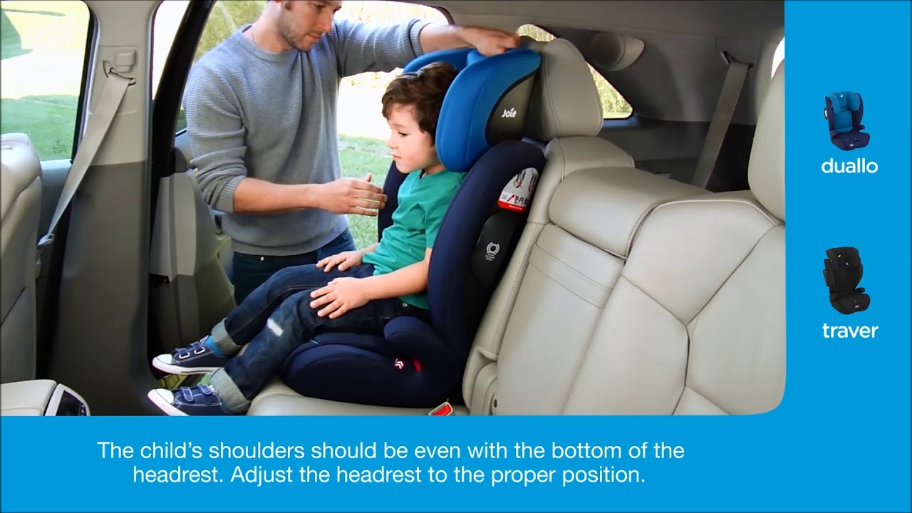 Smyths Toys - Installation Guide for Joie Traver Car Seat- Coal (Exclusive) Group 2-3 Smyths Toys