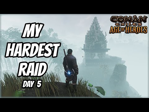 SOLO Raiding the BIGGEST CLAN on the Server - Conan Exiles