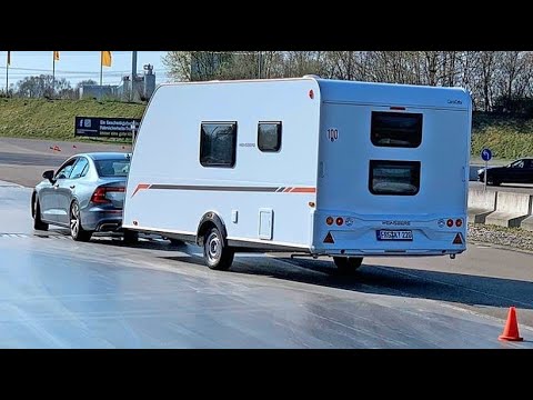 On a caravan safety training with technology & engine