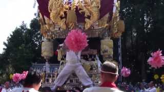 preview picture of video '2013年播州秋祭り　土師大年神社　岩部樽かき＆屋台宮入'