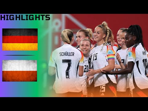 Germany v Poland | Women’s European 2025 Qualifiers Highlights [German commentary]