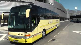 preview picture of video 'Bussen, Buses,  estacion Autobus,Benidorm, Spain,  31-5-3013'