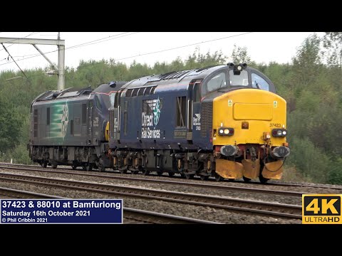 37423 & 88010 at Bamfurlong - 16th October 2021