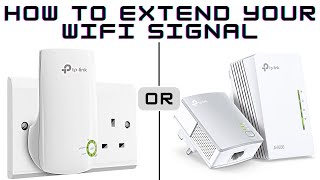 How To Extend Your WIFI Signal at Home! (TP-LINK)
