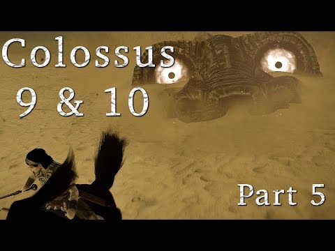 SHADOW OF THE COLOSSUS WALKTHROUGH PS4 Remake Colossus 9 and 10 Basaran ~ Dirge { SOTC }