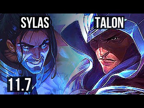 SYLAS vs TALON (MID) | 12/1/6, 7 solo kills, 66% winrate, Legendary | EUW Grandmaster | v11.7
