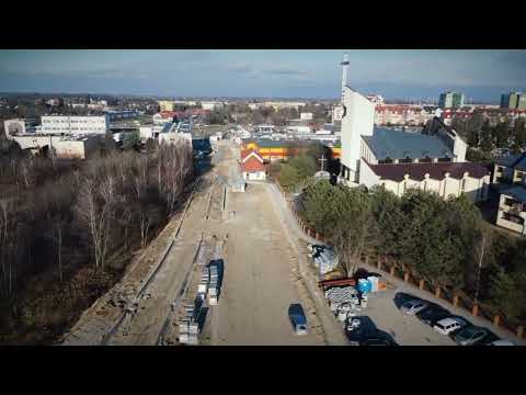 Budowa nowej drogi w Łęcznej