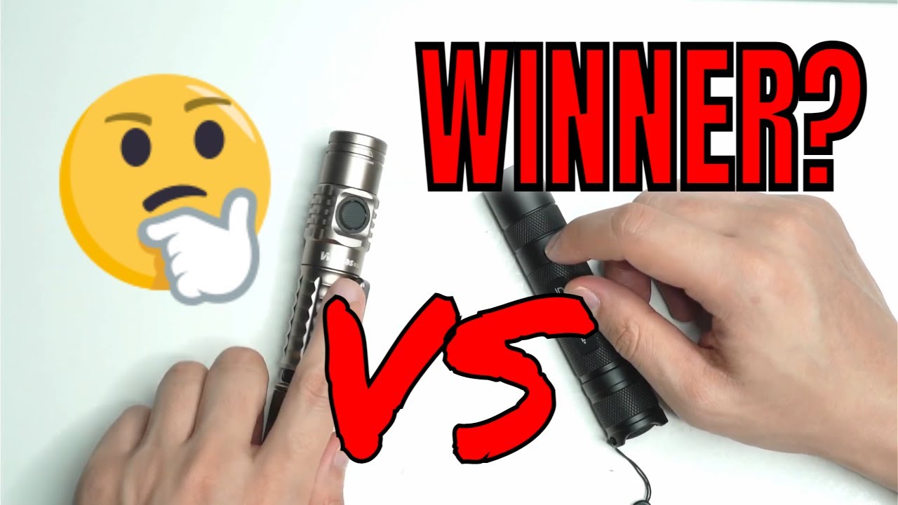 Flashlight Comparison Review Wurkkos FC12 (SFT40) vs Convoy S2
